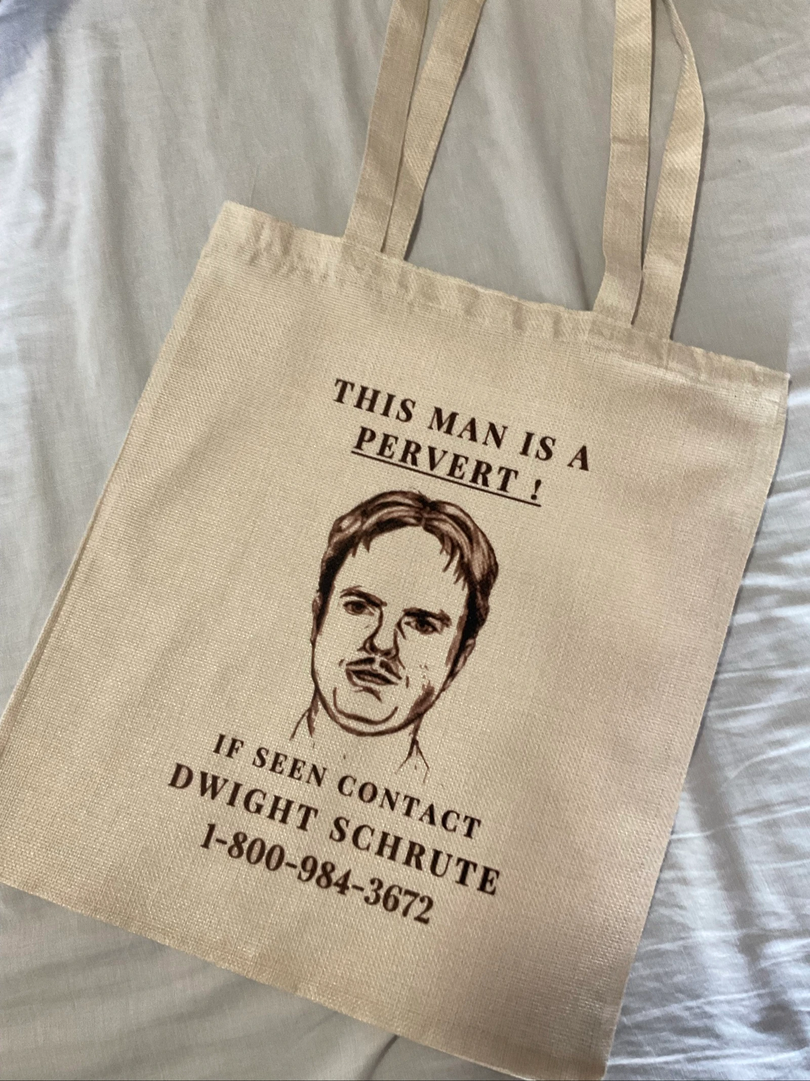 Tote bag Dwight Schrute , The office – photo 2